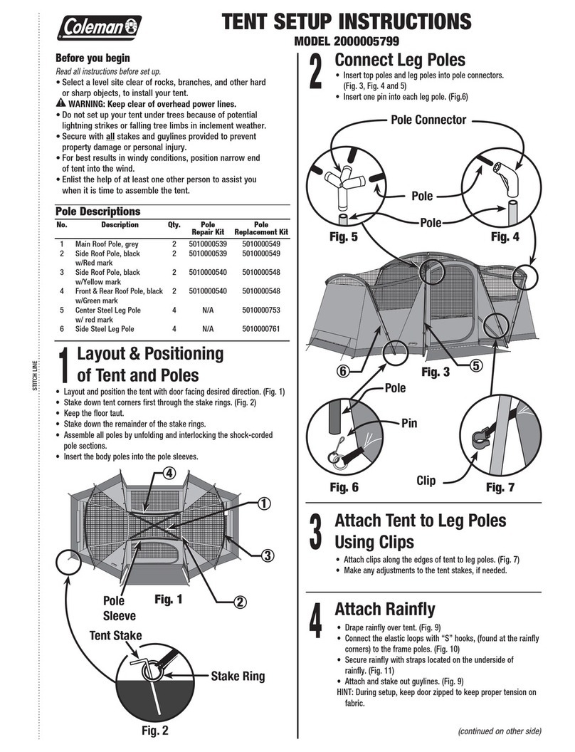 Coleman 2000005799 Setup instructions