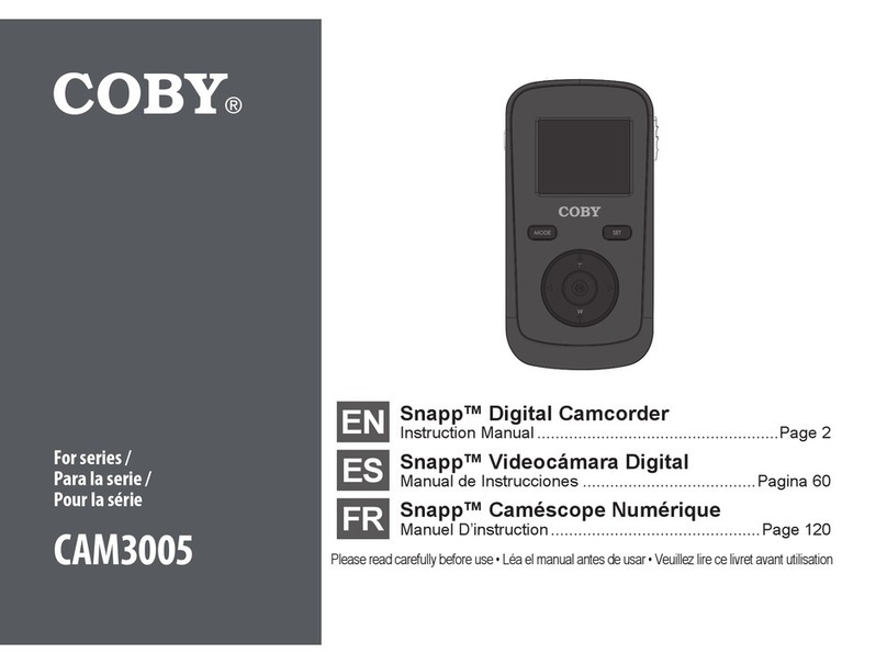 Coby SNAPP CAM3005 Series User manual