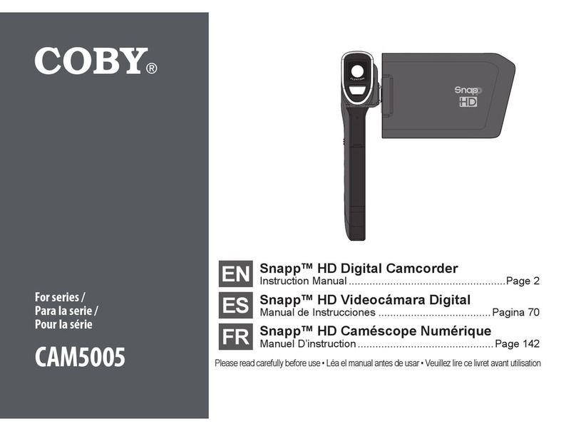 Coby SNAPP CAM5005 Series User manual