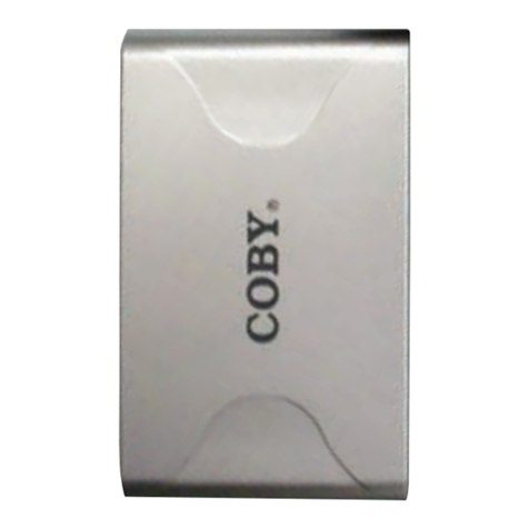Coby BP-420 User manual