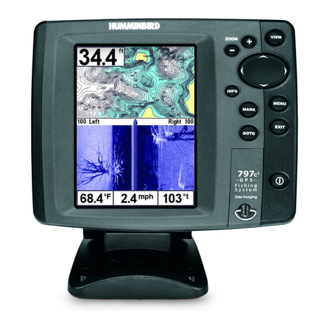 Humminbird 797c2 GPS Chartplotter Operation manual