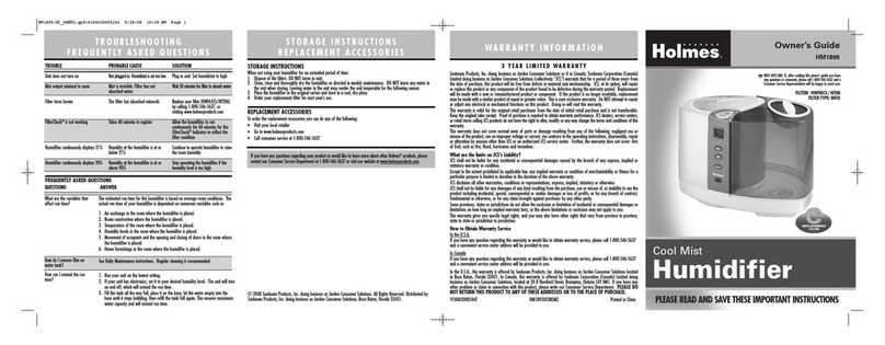 Holmes HM1895 User manual
