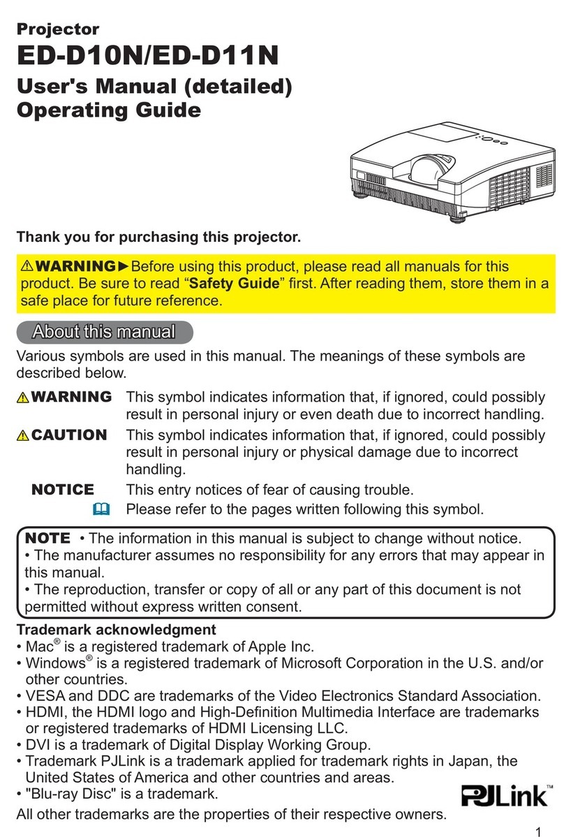Hitachi ED-D11N User manual