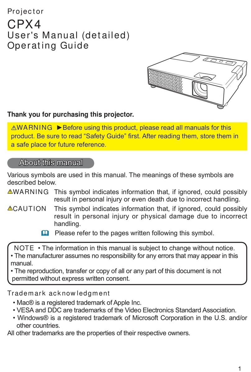 Hitachi CPX4 series User manual