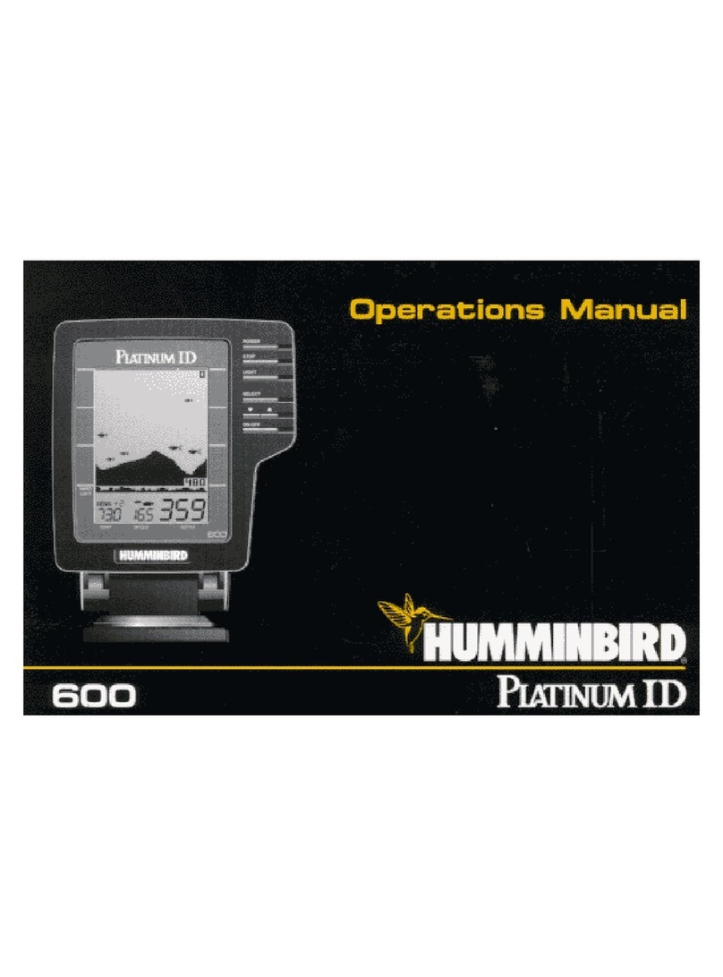 Humminbird Platinum ID 600 User manual
