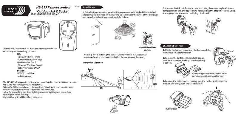 Byron Home Easy HE-413 User manual