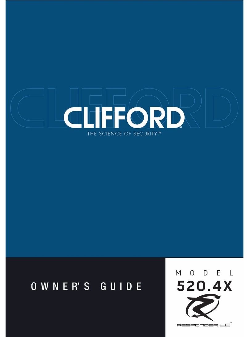Clifford 520.4X owner's manual