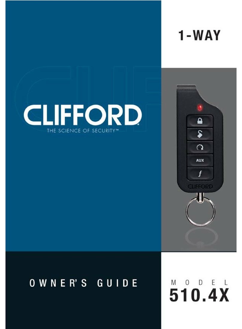 Clifford 510.4X owner's manual