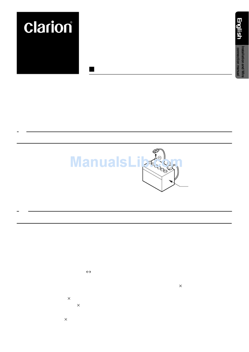 Clarion VRX835 Instruction manual