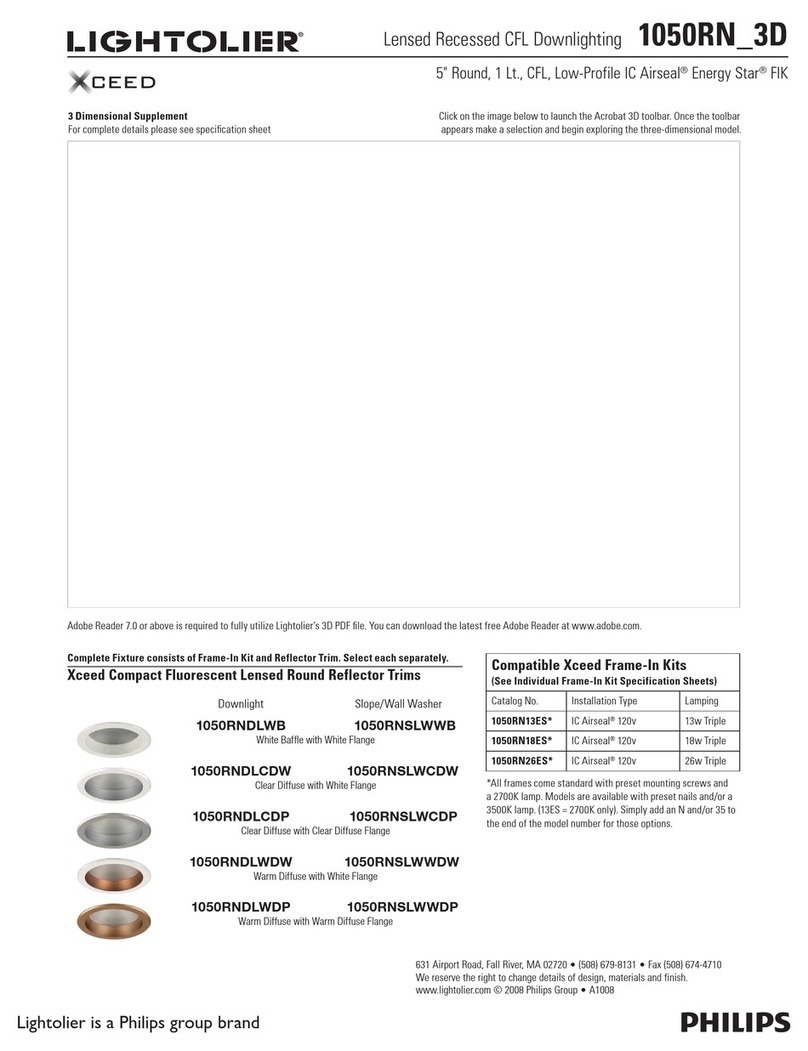 Lightolier 1050RN_3D specification
