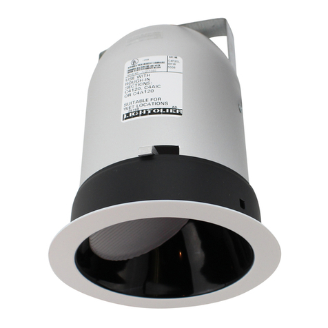 Lightolier Calculite C4P20A User manual Lightolier Calculite C4P20A User manual