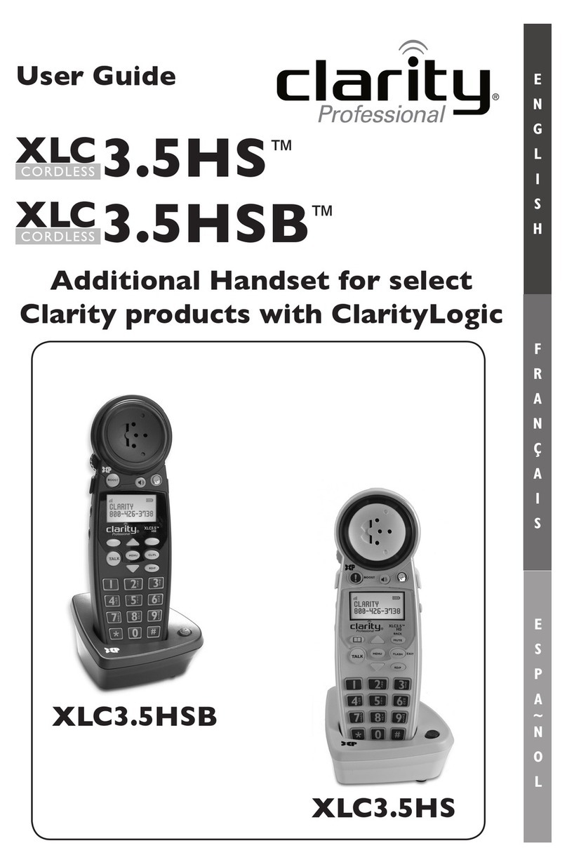 Clarity XLC 3.5HS user guide
