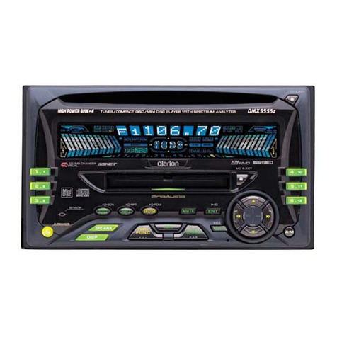 Clarion DMX5555z User manual