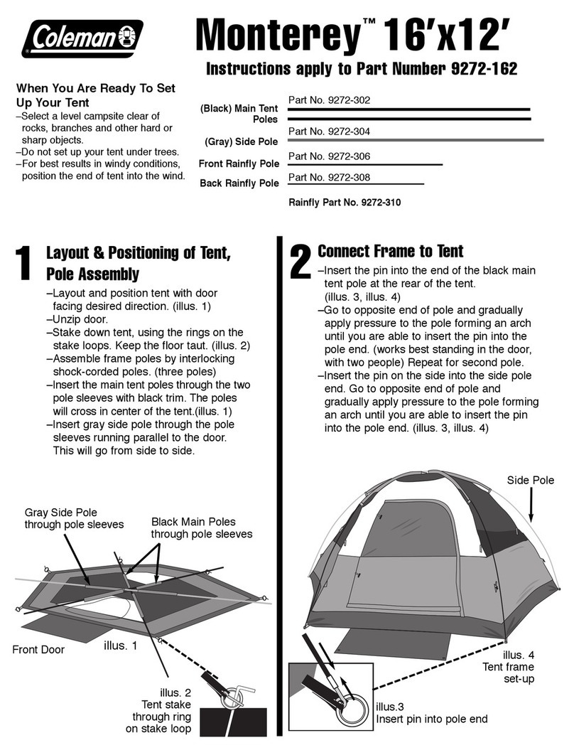 Coleman Monterey 9272-162 User manual