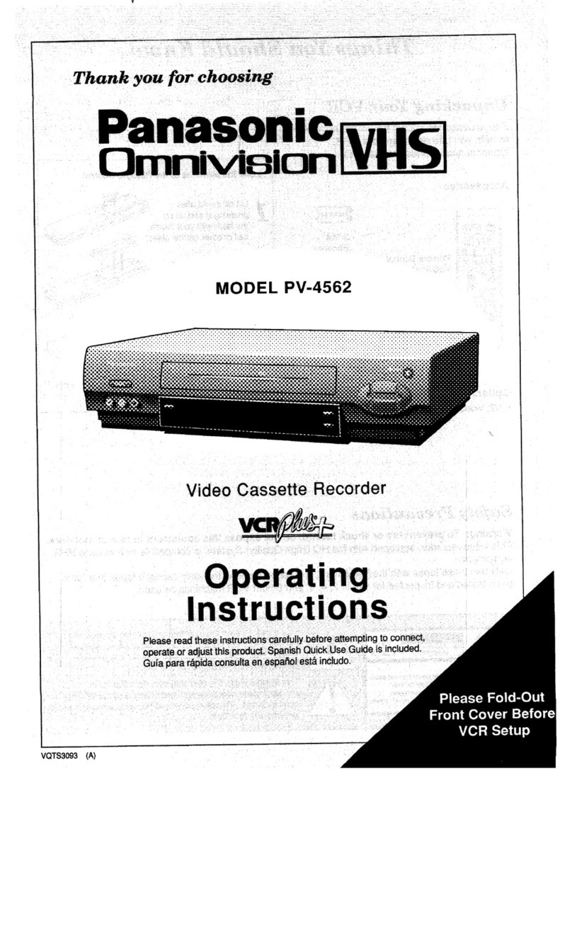 Panasonic PV-4562 User manual