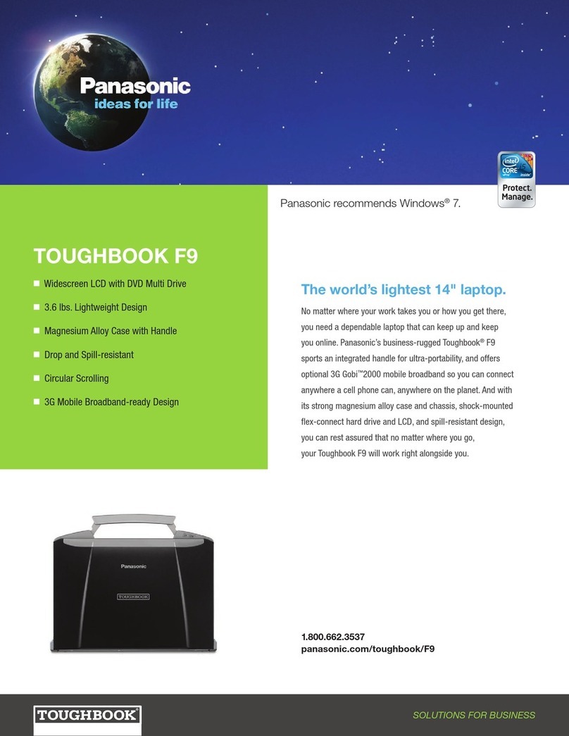 Panasonic Toughbook F9 specification