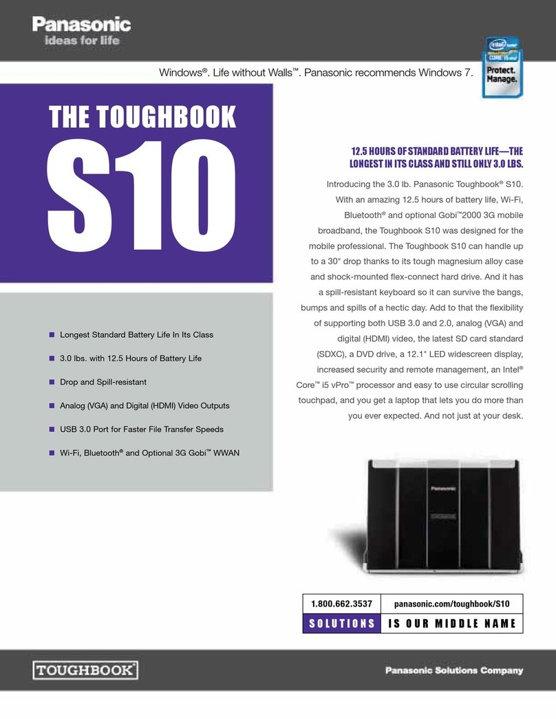 Panasonic Toughbook S10 specification