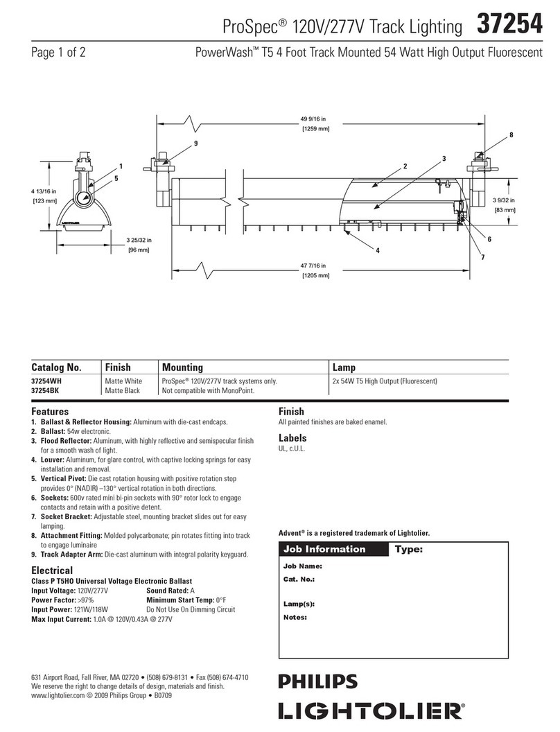 Lightolier ProSpec 37254 specification