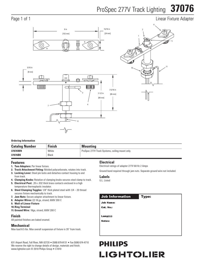Lightolier ProSpec 37076 specification