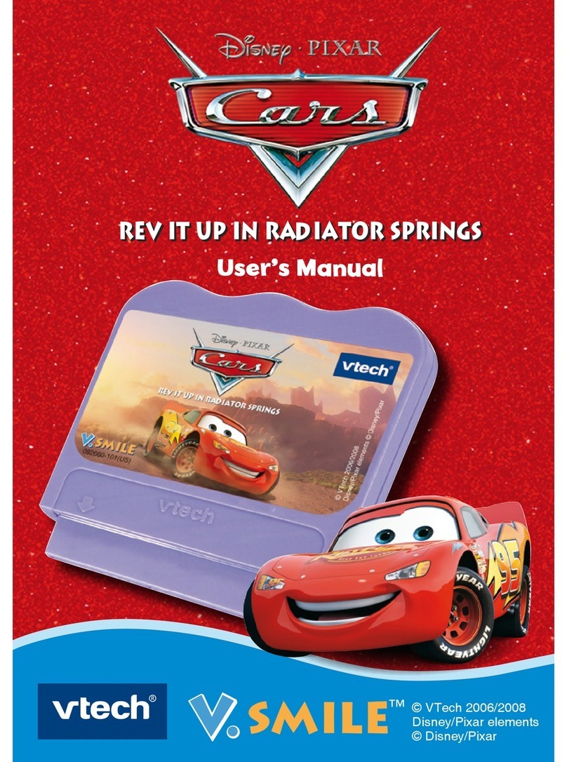 V-tech V.Smile: Disney/Pixar Cars Rev It Up in Radiator... User manual V-tech V.Smile: Disney/Pixar Cars Rev It Up in Radiator... User manual