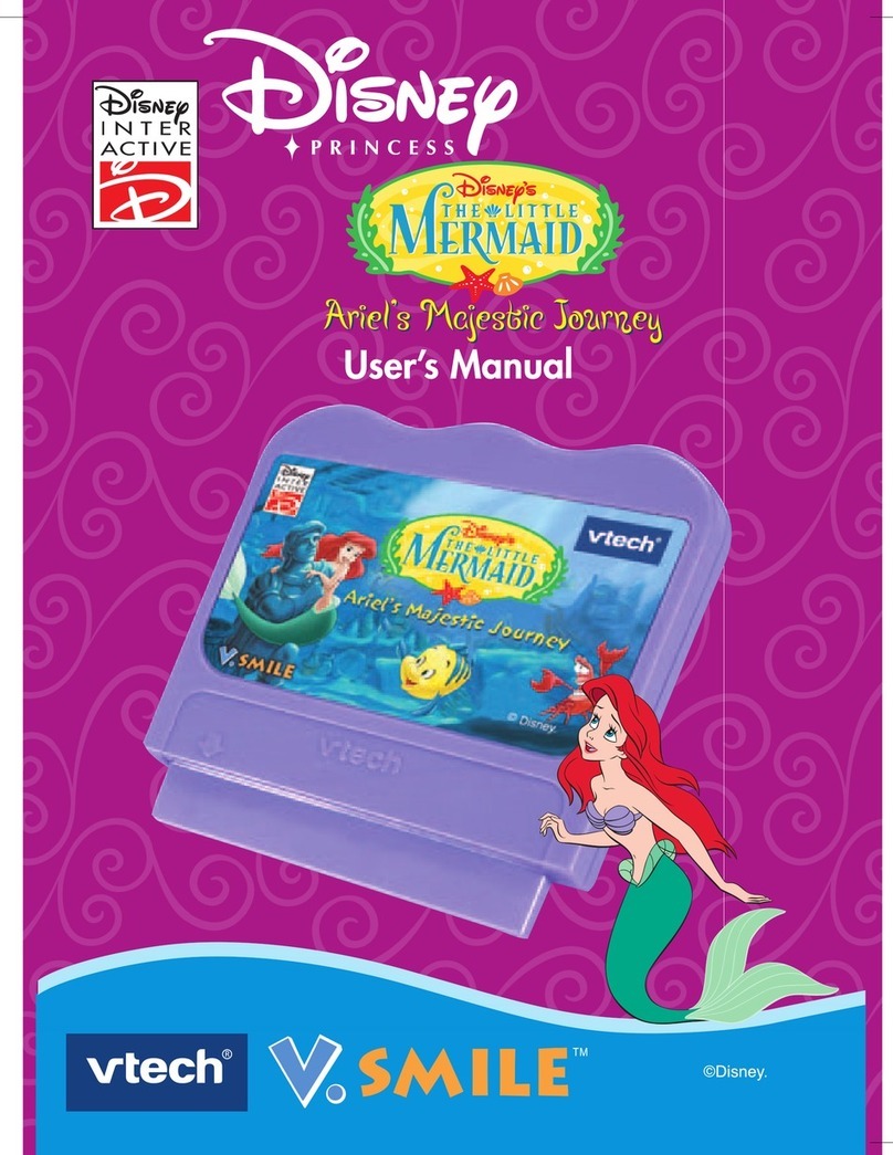 V-tech V.Smile: Disney s The Little Mermaid Ariel s Majestic... User manual