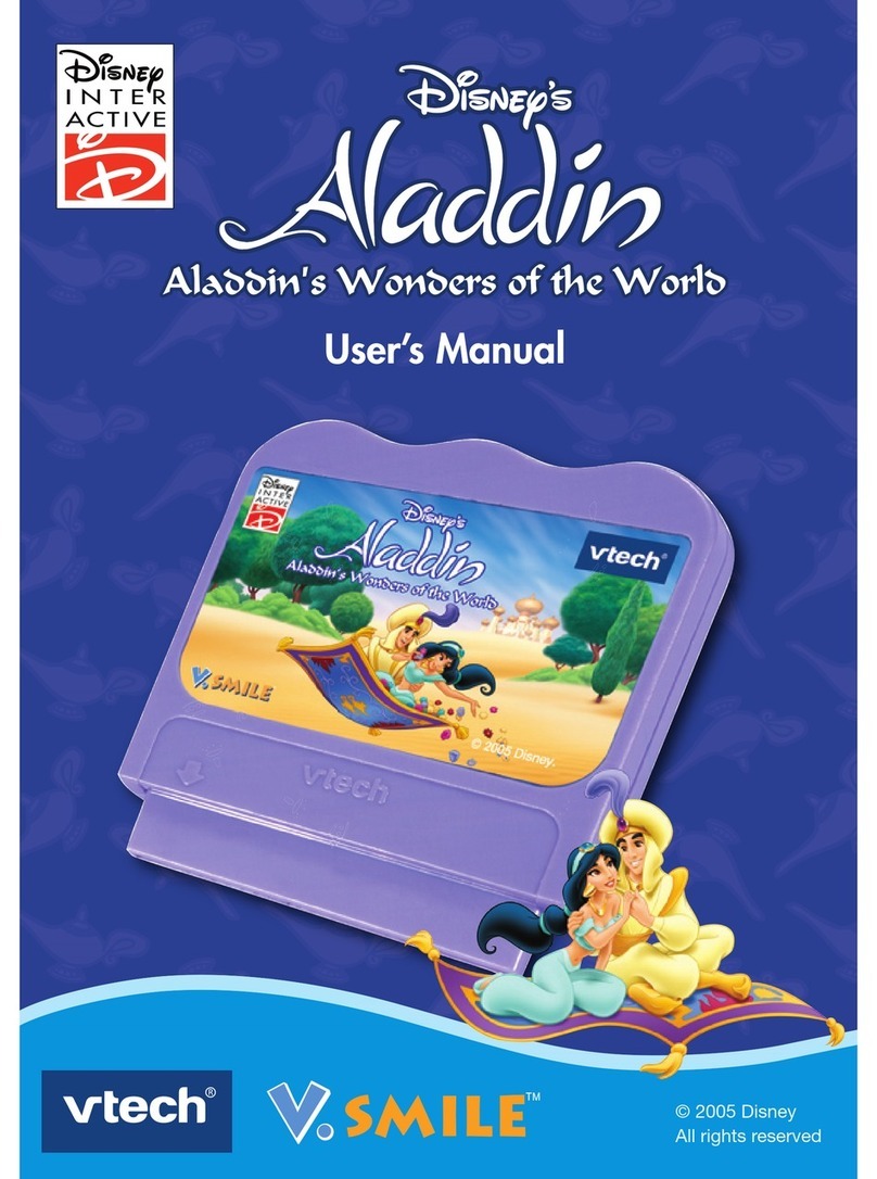 V-tech V.Smile: Aladdin s Wonders of The World User manual