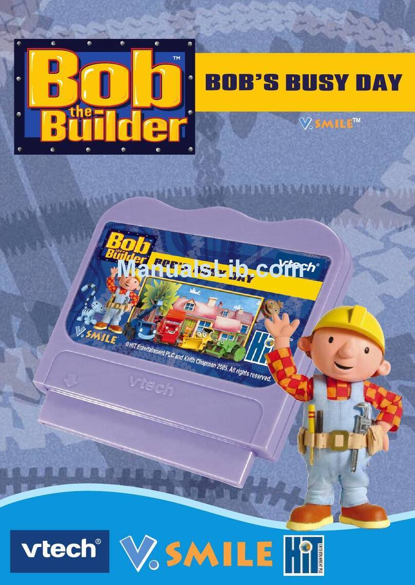 V-tech V.Smile: Bob the Builder Bob s Busy Day User manual