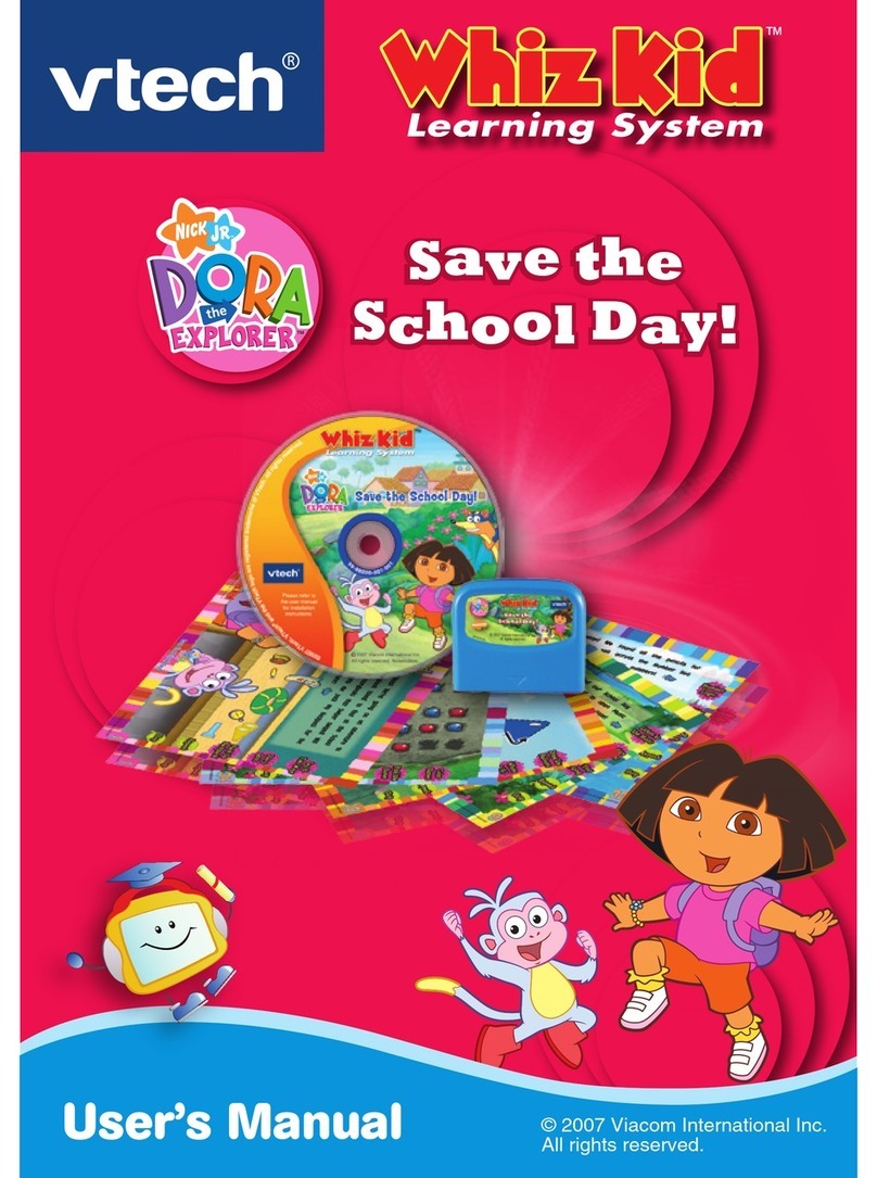 V-tech Whiz Kid CD - Dora the Explorer User manual