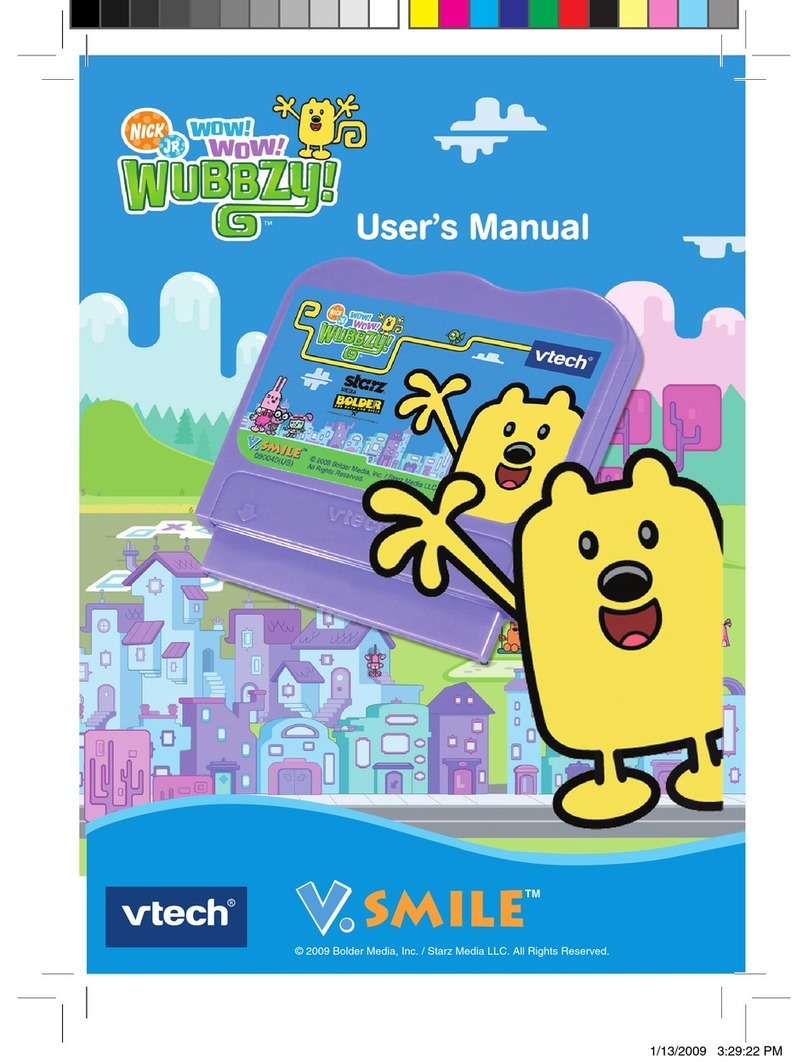 V-tech V.Smile: Wow Wow Wubbzy User manual