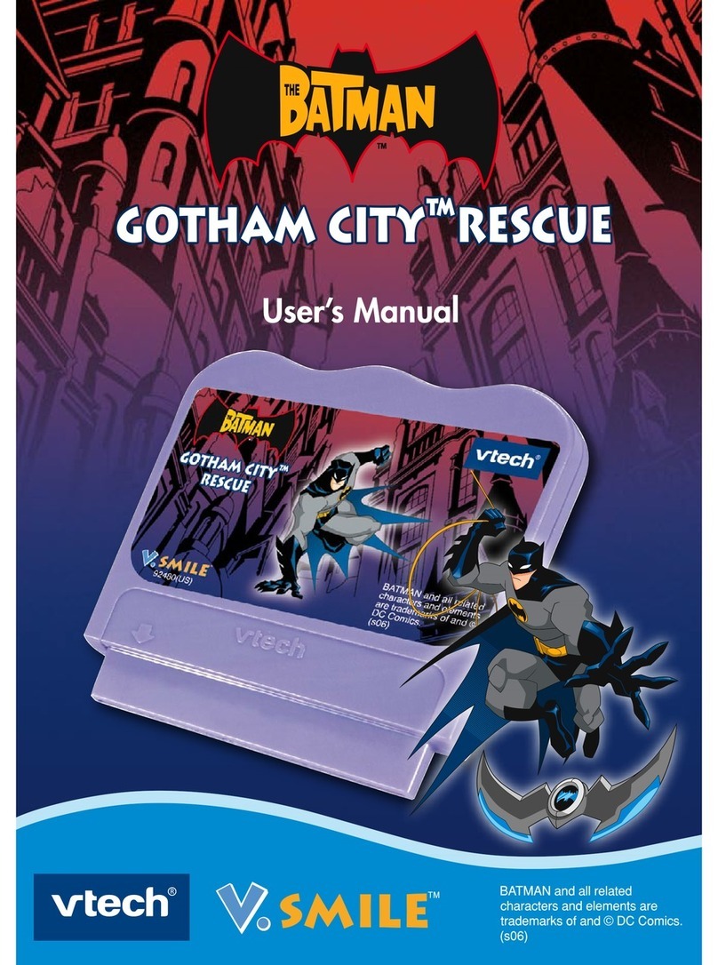 V-tech V.Smile: The Batman - Gotham City Rescue User manual V-tech V.Smile: The Batman - Gotham City Rescue User manual