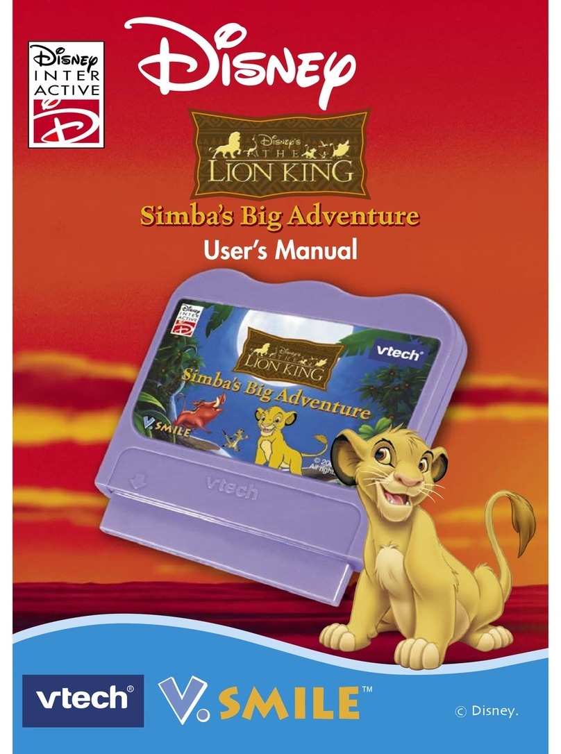 V-tech V.Smile: The Lion King Simba s Big Adventure User manual