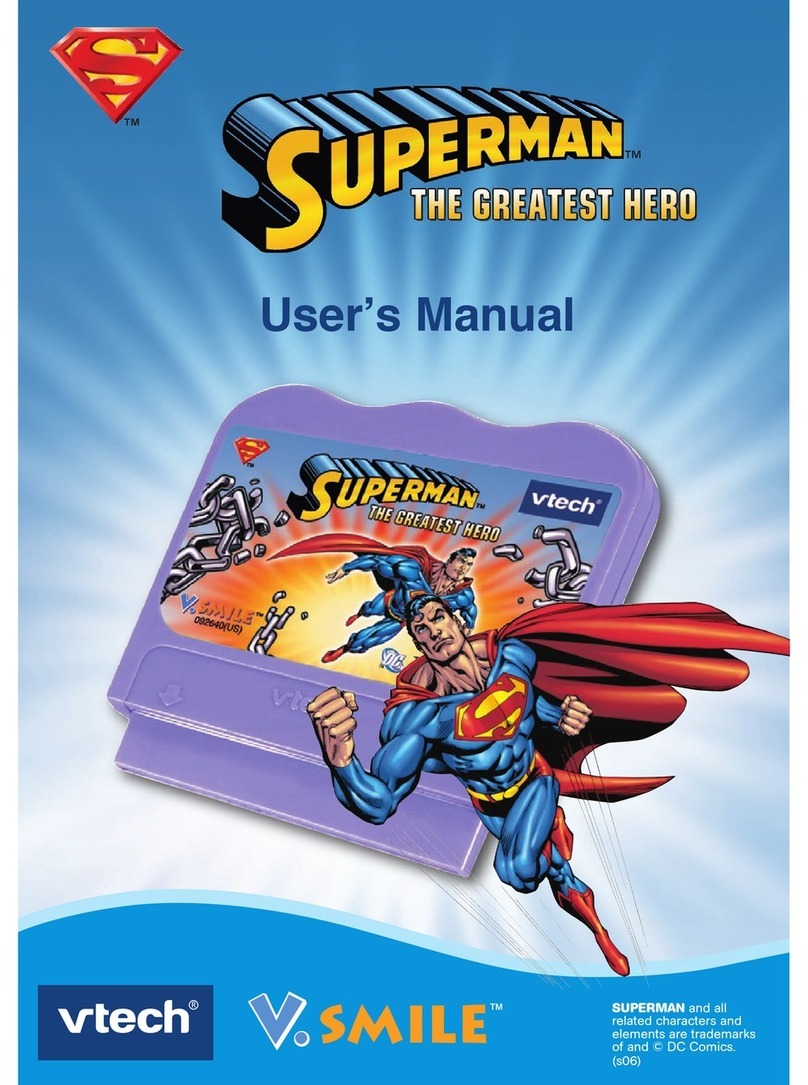 V-tech V.Smile: Superman The Greatest Hero User manual