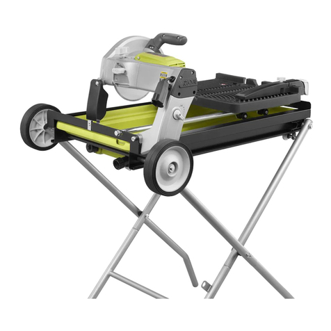 Ryobi WS750L User manual