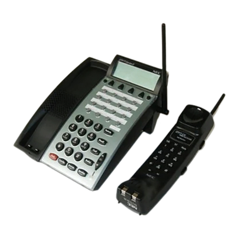 NEC DTP-16HC - Dterm Handset Cordless Telephone user guide