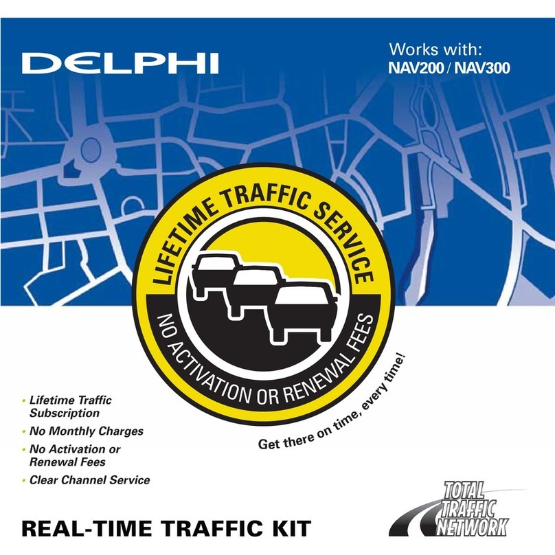 Delphi NA20032 - Real-Time Traffic Kit User manual Delphi NA20032 - Real-Time Traffic Kit User manual