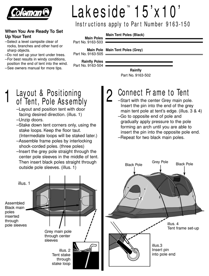 Coleman LAKESIDE 9163-150 User manual