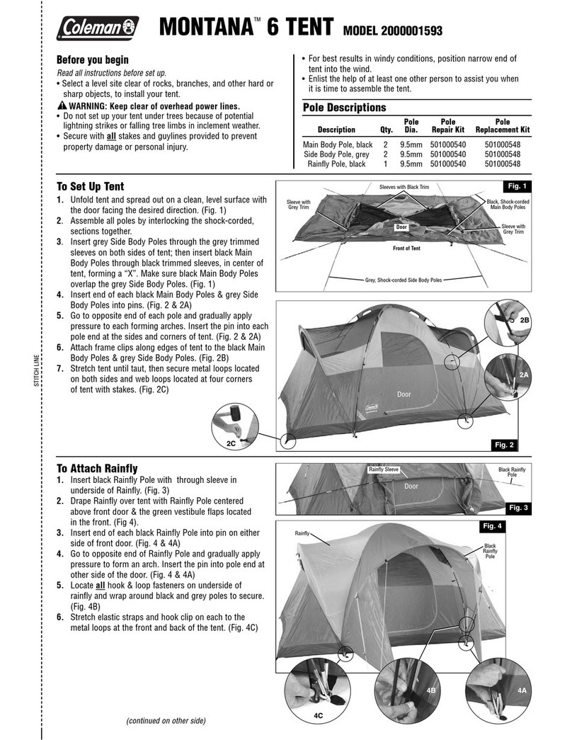 Coleman MONTANA 2000001593 instructions