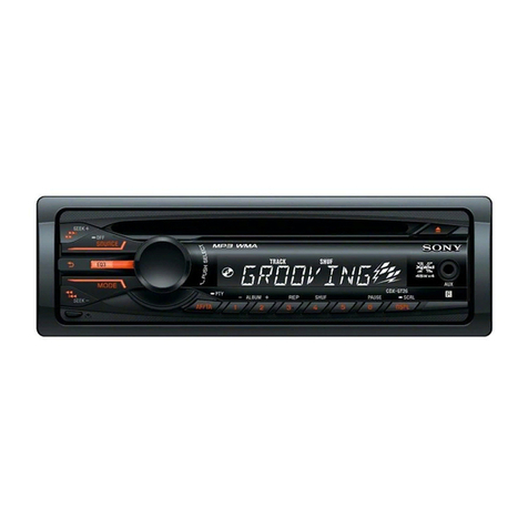 Sony CDX-GT26 User manual