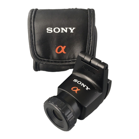 Sony FDAM1AM - Viewfinder Magnifier operating instructions