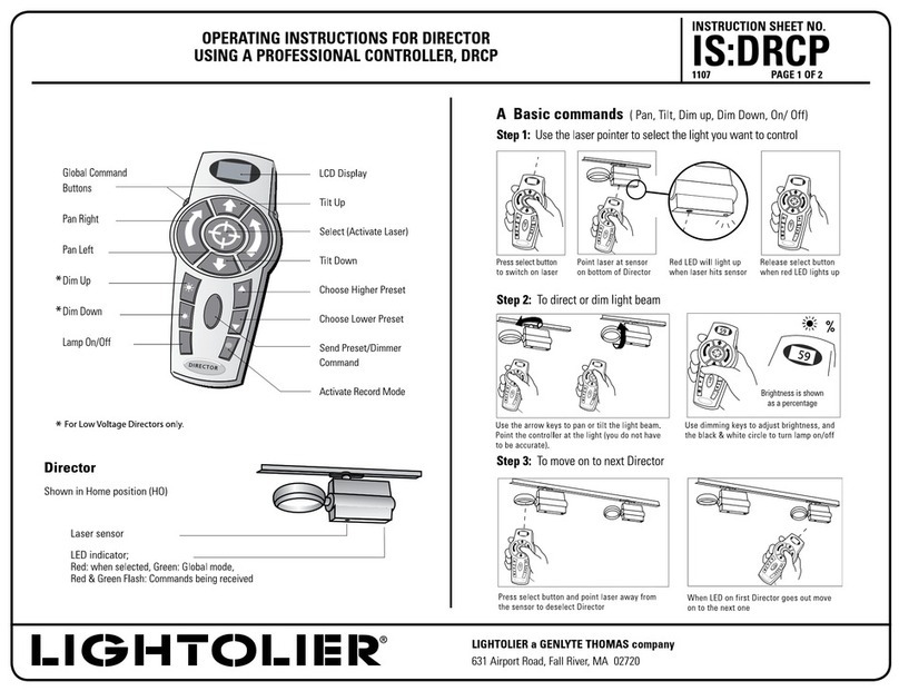 Lightolier DRCP User manual