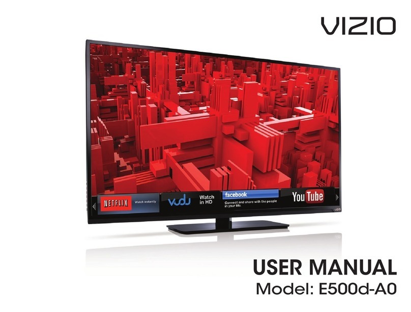 Vizio E500d-A0 user manual