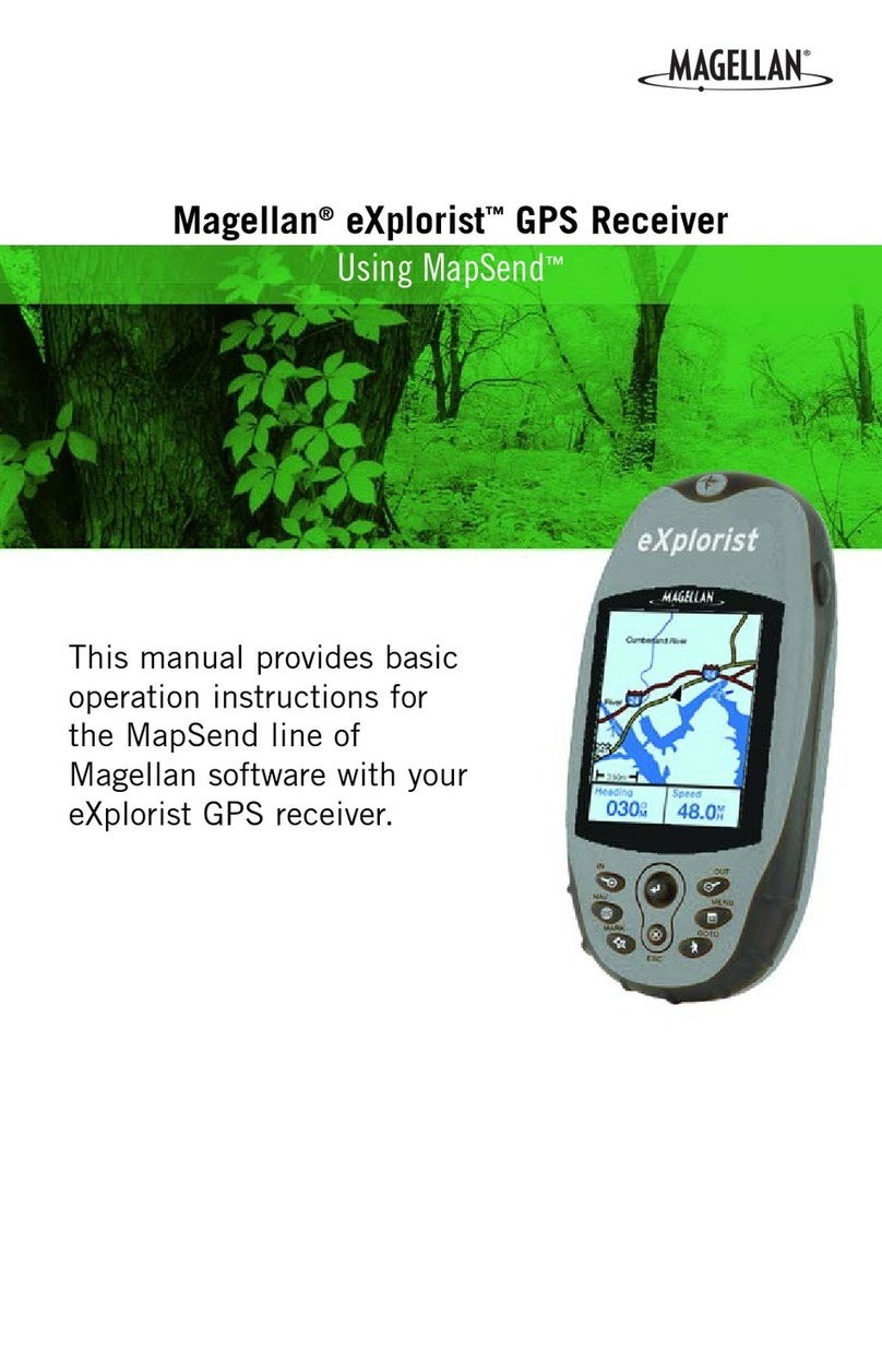 Magellan eXplorist - Hiking GPS Receiver User manual