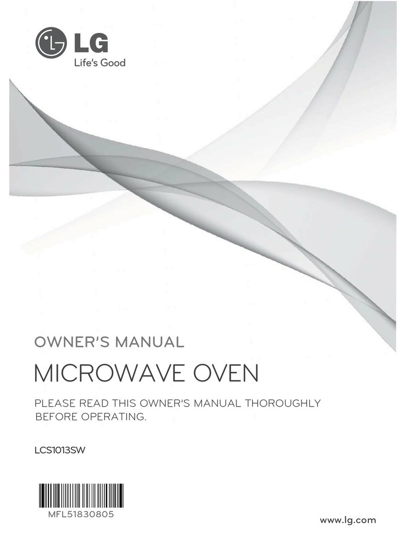LG LCS1013SW owner's manual