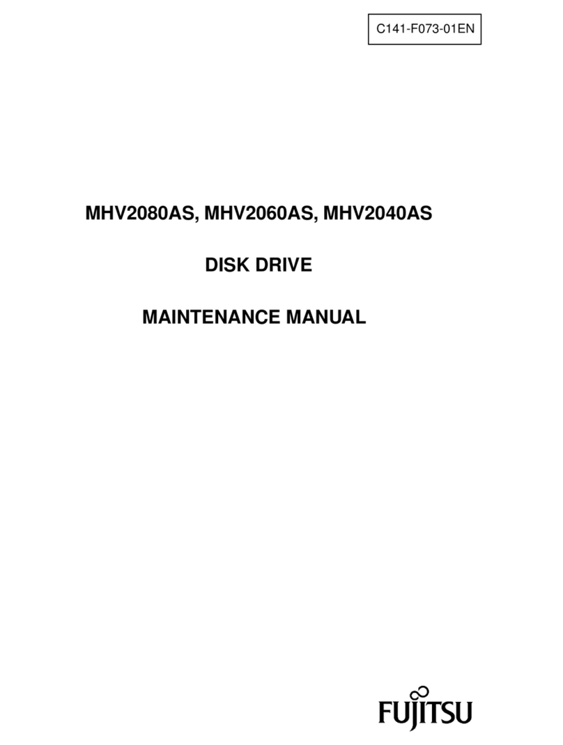 Fujitsu MHV2080AS - Extended Duty Mobile 80 GB Hard... User manual