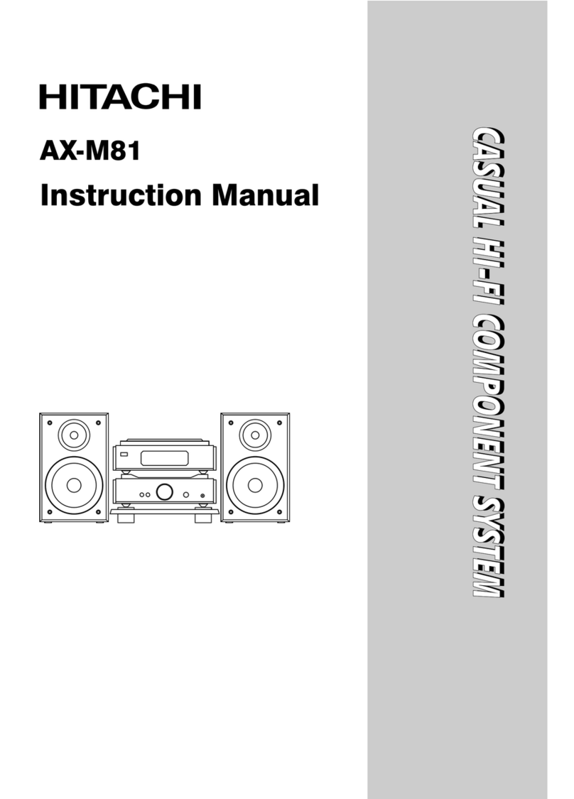 Hitachi AX-M81 instruction manual Hitachi AX-M81 instruction manual