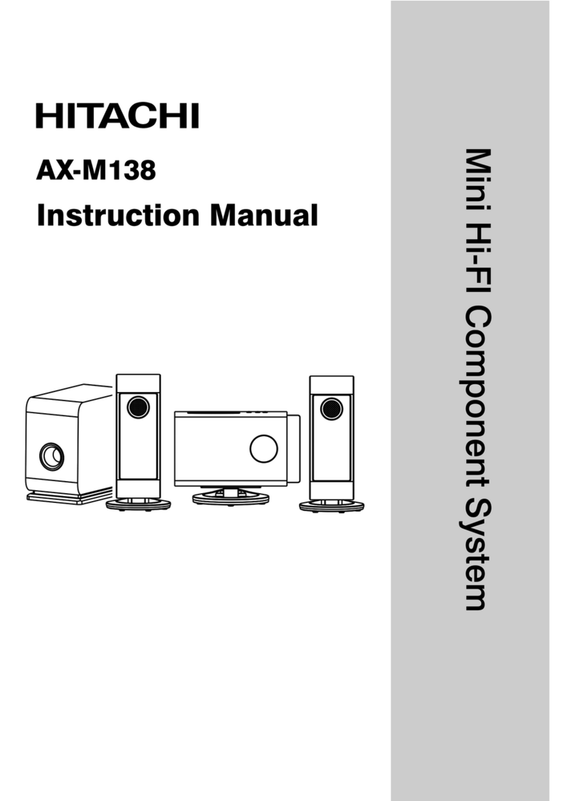 Hitachi AX-M138 instruction manual