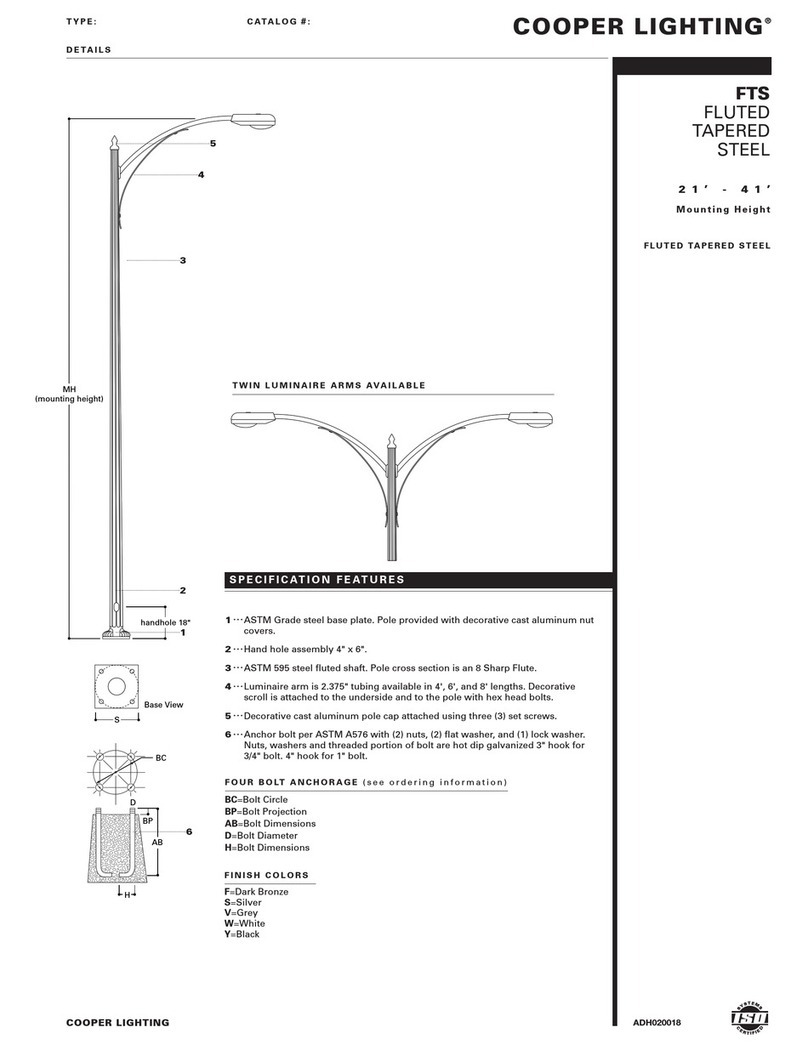Cooper Lighting FTS specification Cooper Lighting FTS specification