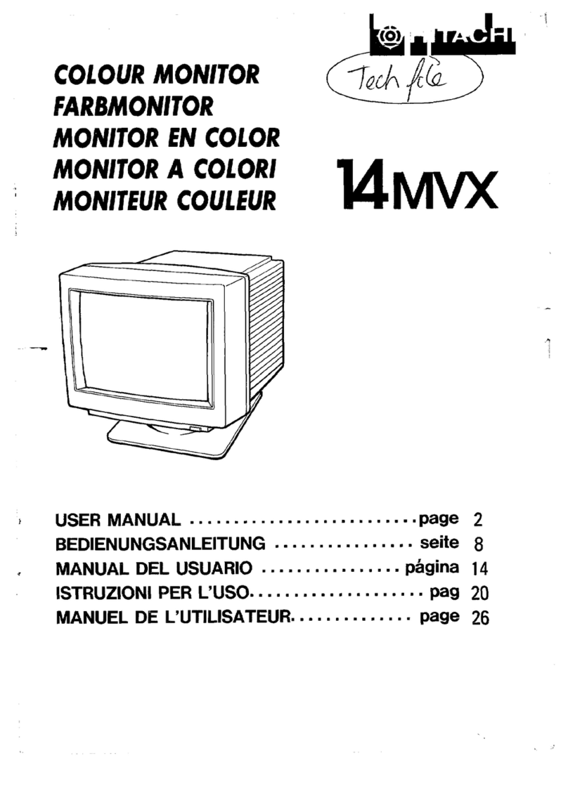 Hitachi 14MVX User manual