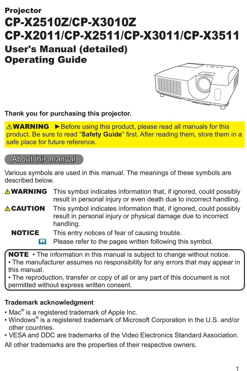 Hitachi CP-X2510Z and Technical Document