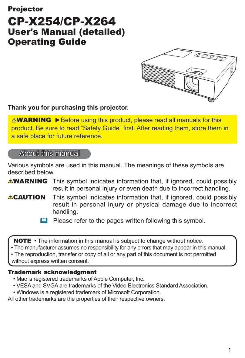 Hitachi CP-X264 and Technical Document